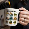 God Says I Am Bold, Accepted, Handsome, Strong, Kind, Construction Vehicles - Personalized Custom Coffee Mug - KID074_MG God Says I Am Bold, Accepted, Handsome, Strong, Kind, Construction Vehicles - Personalized Custom Coffee Mug - KID074_MG
