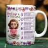 God Says You Are 3D Effect Woman - Personalized White Edge-to-Edge Mug God Says You Are 3D Effect Woman - Personalized White Edge-to-Edge Mug