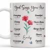 God Says You Are Amazing, Beautiful, Strong Mug - Personalized Custom Coffee Mug - FTH114_MG God Says You Are Amazing, Beautiful, Strong Mug - Personalized Custom Coffee Mug - FTH114_MG