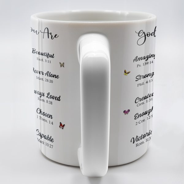 God Says You Are Amazing, Beautiful, Strong Mug - Personalized Custom Coffee Mug - FTH114_MG God Says You Are Amazing, Beautiful, Strong Mug - Personalized Custom Coffee Mug - FTH114_MG