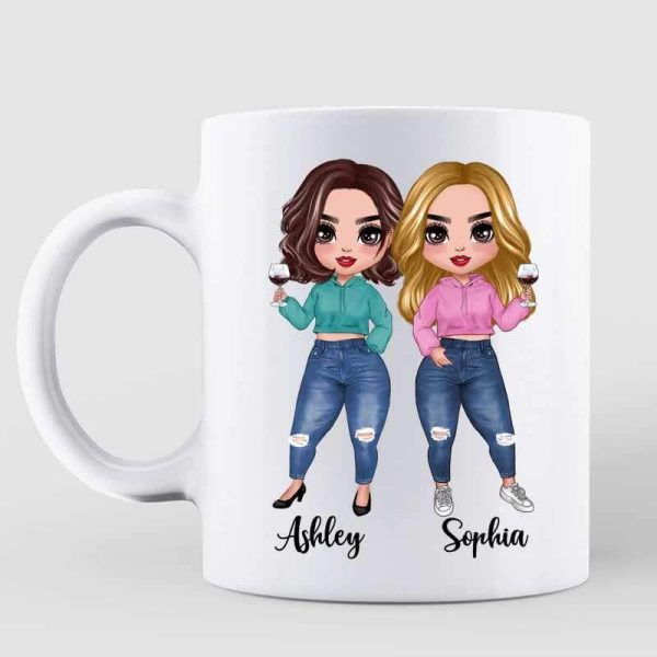 Good Morning Beautiful Bestie Doll Girls Personalized Mug