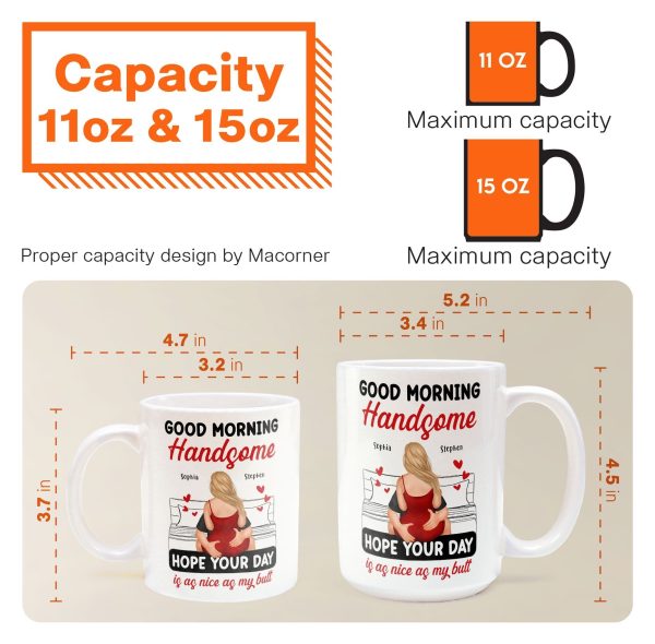Good Morning Handsome - Personalized Mug Good Morning Handsome - Personalized Mug