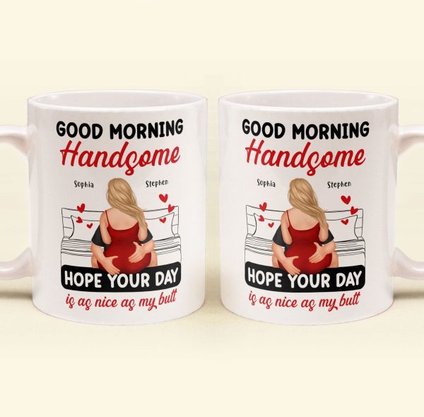 Good Morning Handsome - Personalized Mug Good Morning Handsome - Personalized Mug