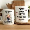 Good Morning Handsome Beautiful - Personalized Mug Good Morning Handsome Beautiful - Personalized Mug