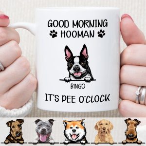 Good Morning Hooman Personalized Custom Dog Mug C369