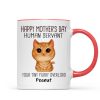 Good Morning Human Servant - Personalized Mug - Gift For Cats Lovers, Cat Mom, Cat Dad