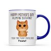 Good Morning Human Servant - Personalized Mug - Gift For Cats Lovers, Cat Mom, Cat Dad