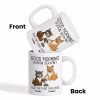 Good Morning Human Servant Custom Face Photo Cats Personslized Mug