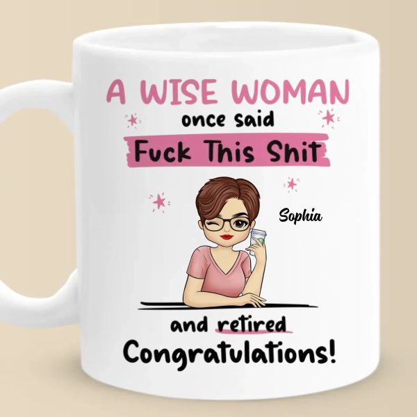 Goodbye Tension, Hello Pension - Coworker Personalized Custom Mug - Appreciation, Retirement Gift For Coworkers, Work Friends, Colleagues Goodbye Tension, Hello Pension - Coworker Personalized Custom Mug - Appreciation, Retirement Gift For Coworkers, Work Friends, Colleagues