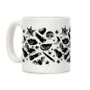 Goth Makeup Pattern Coffee Mug Goth Makeup Pattern Coffee Mug
