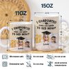 Graduated Can I Go Back To Bed Now - Personalized White Edge-to-Edge Mug Graduated Can I Go Back To Bed Now - Personalized White Edge-to-Edge Mug