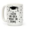 Graduation Cat Coffee Mug Graduation Cat Coffee Mug