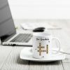 Grandkids Crossword Puzzle Art Personalized Mug, Gift For Grandma, Gift For Mom