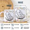 Grandma Bear Floral - 3D Inflated Effect Printed Mug, Personalized White Edge-to-Edge Mug Grandma Bear Floral - 3D Inflated Effect Printed Mug, Personalized White Edge-to-Edge Mug