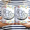Grandma Bear Floral - 3D Inflated Effect Printed Mug, Personalized White Edge-to-Edge Mug Grandma Bear Floral - 3D Inflated Effect Printed Mug, Personalized White Edge-to-Edge Mug