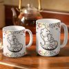 Grandma Bear Floral - 3D Inflated Effect Printed Mug, Personalized White Edge-to-Edge Mug Grandma Bear Floral - 3D Inflated Effect Printed Mug, Personalized White Edge-to-Edge Mug