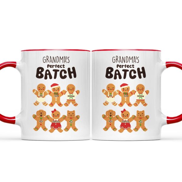Grandma Grandpa Mom Dad Perfect Batch - Gift For Mom, Dad, Grandparents - Personalized Accent Mug Grandma Grandpa Mom Dad Perfect Batch - Gift For Mom, Dad, Grandparents - Personalized Accent Mug