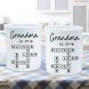 Grandma Mom Est. Crossword Puzzle Art Personalized Mug Grandma Mom Est. Crossword Puzzle Art Personalized Mug