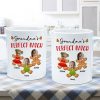 Grandma's Perfect Batch Cute Grandkids Photo Gingerbread Christmas Personalized Mug