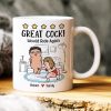 Great Cock! Would Ride Again Personalized Coffee Mug, Gift For Couple Great Cock! Would Ride Again Personalized Coffee Mug, Gift For Couple