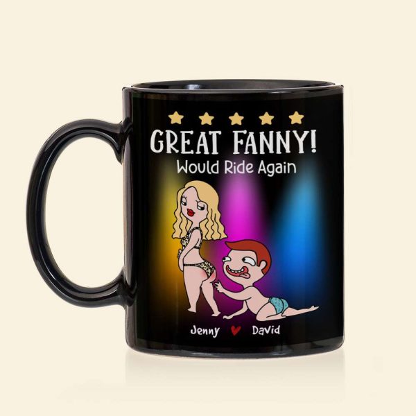 Great Fanny, Gift For Couple, Personalized Mug, Naughty Couple Mug, Anniversary Gift
