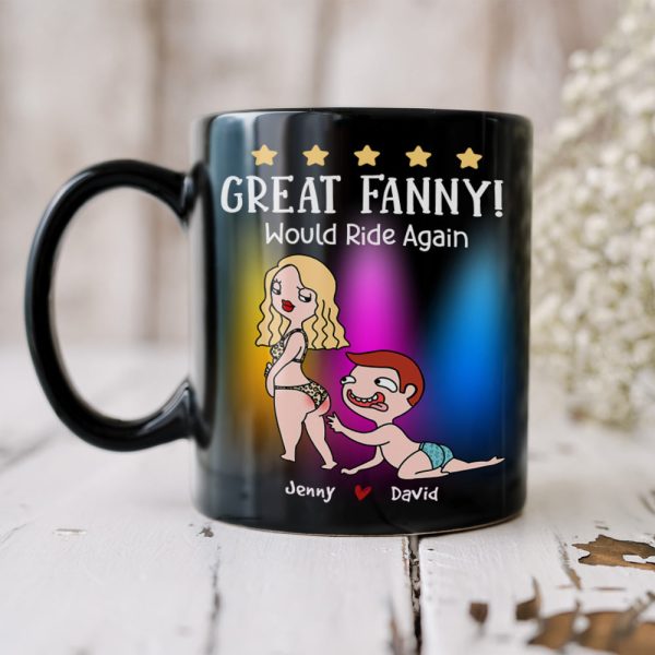Great Fanny, Gift For Couple, Personalized Mug, Naughty Couple Mug, Anniversary Gift