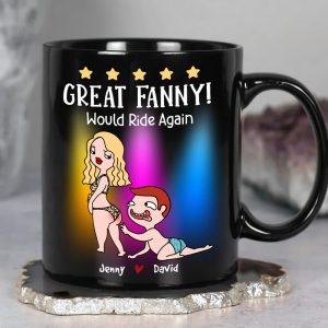 Great Fanny, Gift For Couple, Personalized Mug, Naughty Couple Mug, Anniversary Gift