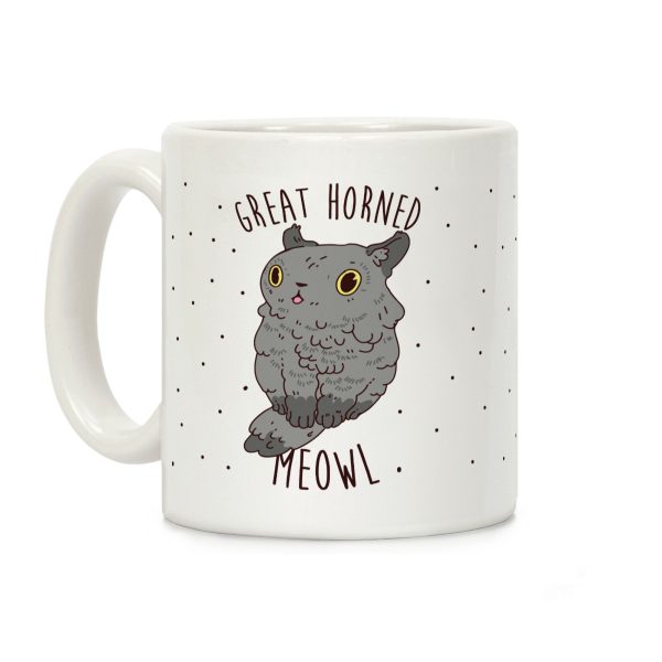 Great Horned Meowl Coffee Mug Great Horned Meowl Coffee Mug