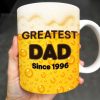 Greatest Dad Since 1996, Beer Bubbles - Personalized Custom Coffee Mug - DAD073_MG Greatest Dad Since 1996, Beer Bubbles - Personalized Custom Coffee Mug - DAD073_MG