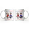 Grow Old And Cranky With, Cartoon Couple - Personalized Custom Coffee Mug - CPL990_MG Grow Old And Cranky With, Cartoon Couple - Personalized Custom Coffee Mug - CPL990_MG