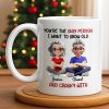 Grow Old And Cranky With, Cartoon Couple - Personalized Custom Coffee Mug - CPL990_MG Grow Old And Cranky With, Cartoon Couple - Personalized Custom Coffee Mug - CPL990_MG