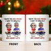 Grow Old And Cranky With, Cartoon Couple - Personalized Custom Coffee Mug - CPL990_MG Grow Old And Cranky With, Cartoon Couple - Personalized Custom Coffee Mug - CPL990_MG