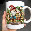 Grow Old With Me Gnome Mug Featuring Birds and Flowers - Personalized Custom Coffee Mug - CPL176_MG Grow Old With Me Gnome Mug Featuring Birds and Flowers - Personalized Custom Coffee Mug - CPL176_MG