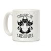 Guarding The Gates Of Heck Coffee Mug Guarding The Gates Of Heck Coffee Mug