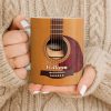 Guitar Player Acoustic Instrument Design - Personalized Custom Coffee Mug - HOB062_MG
