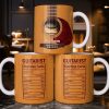 Guitar Player Acoustic Instrument Design - Personalized Custom Coffee Mug - HOB062_MG