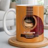 Guitar Player Acoustic Instrument Design - Personalized Custom Coffee Mug - HOB062_MG