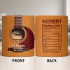 Guitar Player Acoustic Instrument Design - Personalized Custom Coffee Mug - HOB062_MG