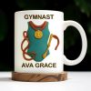 Gymnast, Leotard, Medal, and Ribbon - Personalized Custom Coffee Mug - GRAD300_MG Gymnast, Leotard, Medal, and Ribbon - Personalized Custom Coffee Mug - GRAD300_MG