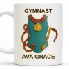 Gymnast, Leotard, Medal, and Ribbon - Personalized Custom Coffee Mug - GRAD300_MG Gymnast, Leotard, Medal, and Ribbon - Personalized Custom Coffee Mug - GRAD300_MG