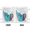 Half Of My Heart In Heaven With My Angel Wings - Personalized Custom Coffee Mug - HME244_MG Half Of My Heart In Heaven With My Angel Wings - Personalized Custom Coffee Mug - HME244_MG