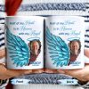 Half Of My Heart In Heaven With My Angel Wings - Personalized Custom Coffee Mug - HME244_MG Half Of My Heart In Heaven With My Angel Wings - Personalized Custom Coffee Mug - HME244_MG