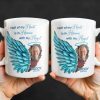 Half Of My Heart In Heaven With My Angel Wings - Personalized Custom Coffee Mug - HME244_MG Half Of My Heart In Heaven With My Angel Wings - Personalized Custom Coffee Mug - HME244_MG