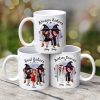 Halloween Besties Witch Always Sisters Purple Moon Personalized Mug