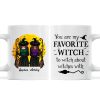 Halloween Front View Besties Gift For Best Friends Personalized Mug