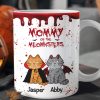Halloween Mommy Daddy Of The Monsters Cats Personalized Mug