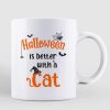 Halloween Witch Cat Mom Personalized Mug