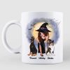 Halloween Wreath Pretty Woman Dog Mom Personalized Mug