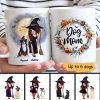 Halloween Wreath Pretty Woman Dog Mom Personalized Mug