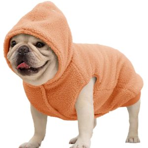 Haloumoning Dog Fleece Hoodie Clothes Puppy